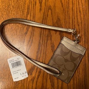 Coach Lanyard + ID holder